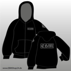 Hooded - Zipper -  EBM GREY S