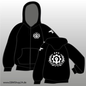 Hooded - Zipper -  EBM Clenched Hand XL