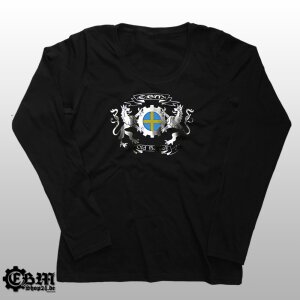 Girlie Longsleeve - Old School EBM Schweden Silber