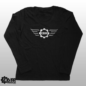 Girlie Longsleeve - EBM-Wings Silber