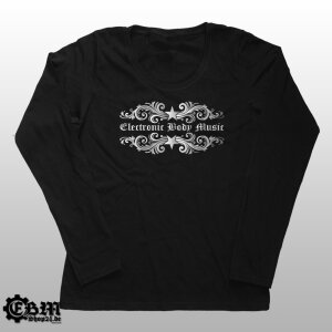 Girlie Longsleeve - EBM - Tribals - Silver