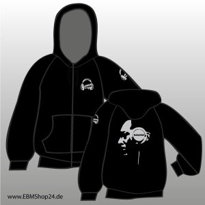 Hooded - Zipper - Industrial Hear Silver 3XL