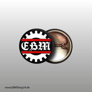 Button EBM Weiß