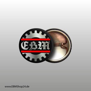 Button EBM Silver