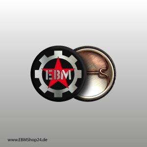 Button 100 % EBM Silver