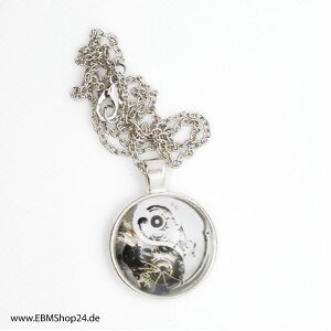 Pendants - clockwork mechanism - silver