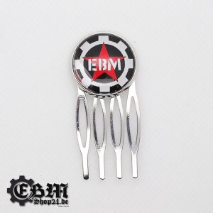 hair slide - 100% EBM - Silver