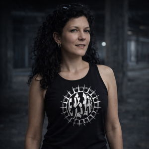 Girlie Tank - EBM - Scratched Star