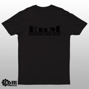 EBM - T-Shirt Blank in Black XXL