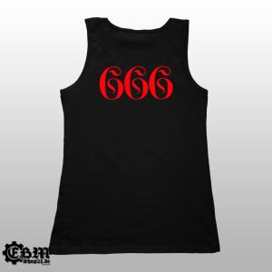 Girlie Tank - Gothic - 666 XXL