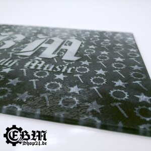 EBM - Glass Cutting Board - Three Symbols