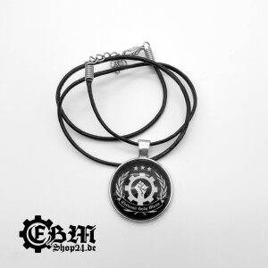 Collar - EBM Clenched Hand - Silver