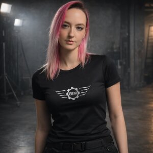 Girlie - EBM-Wings Silber XXXL