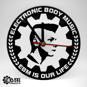 EBM Wanduhr - EBM IS OUR LIFE