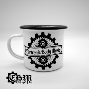Enamel mug - EBM - Cogwheel