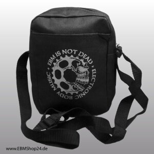 Tasche "EBM IS NOT DEAD" Silbergrau