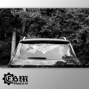 EBM - Wings II - Sticker 290 x 124 mm (S) Outside (not mirrored) Red