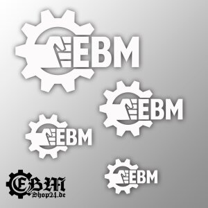 EBM - Rule of Thumb - Sticker 200 x 134 mm (S) Outside (not mirrored) White