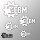 EBM - Rule of Thumb - Aufkleber 447 x 300 mm (XL) Innen (gespiegelt) Weis