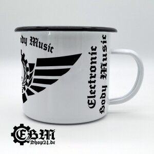 Enamel mug big - EBM - Wings II