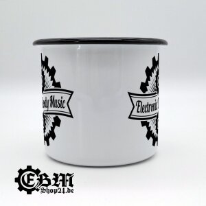 Enamel mug big - EBM - Cogwheel