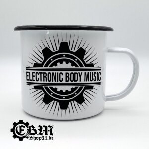 Enamel mug big - Old EBM Gear Wheell