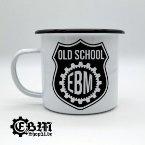 Enamel mug big - Old EBM Gear Wheell