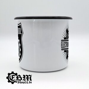 Enamel mug big - Old EBM Gear Wheell