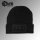 Knitted Hat - EBM GRAY black