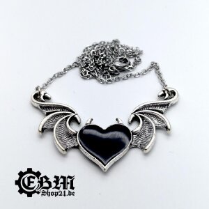 Pendants - Devil heart with wings