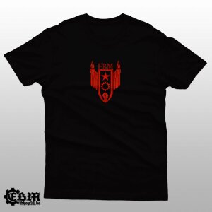 EBM Coat of arms wings - T-Shirt M rot