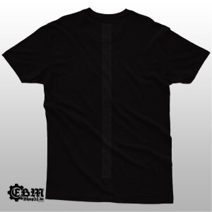 EBM Lines - T-Shirt - black on black M