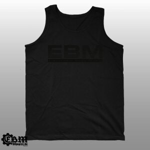 EBM Lines - Tank Top - black on black