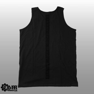 EBM Lines - Tank Top - black on black