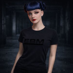 Girlie - EBM Lines - black on black XXXL
