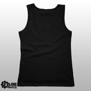 Girlie Tank - EBM Logo - black on black