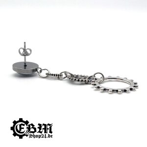Earrings - Old EBM Gear Wheell