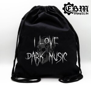 Turnbeutel (Rucksack)  I LOVE DARK MUSIC