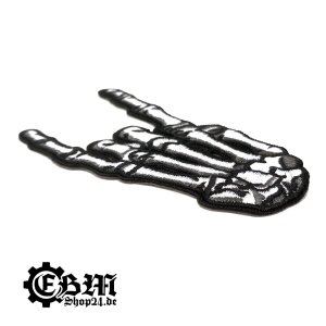 Patch skeleton finger with Mano Cornuta