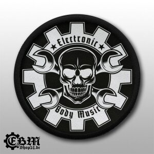 Aufnäher Old Skull EBM