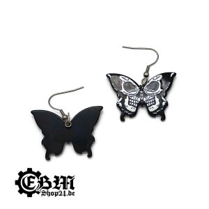 Ohrhänger - Butterfly Skull
