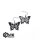 Earrings - Butterfly Skull