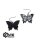 Earrings - Butterfly Skull