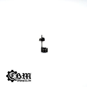 Stud earrings - Gear - Stainless steel