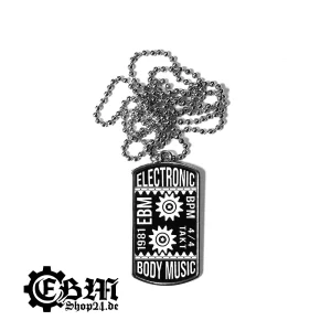 Dog Tag Necklace - EBM - 4/4-Time